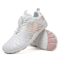 Alera Lightweight Athletic Shoes in Peach — Breathable Mesh Everyday Sneakers with Sculpted Outsole