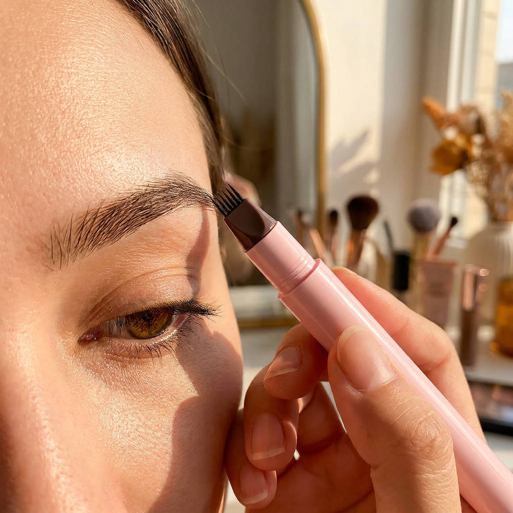Liquid Eyebrow Pen - lifestyle image, in use