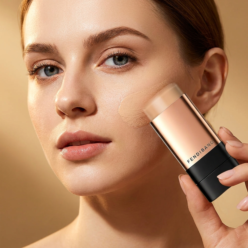 Matte Foundation Stick - lifestyle image, in use