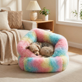 Plush Dog Bed - lifestyle image, in use