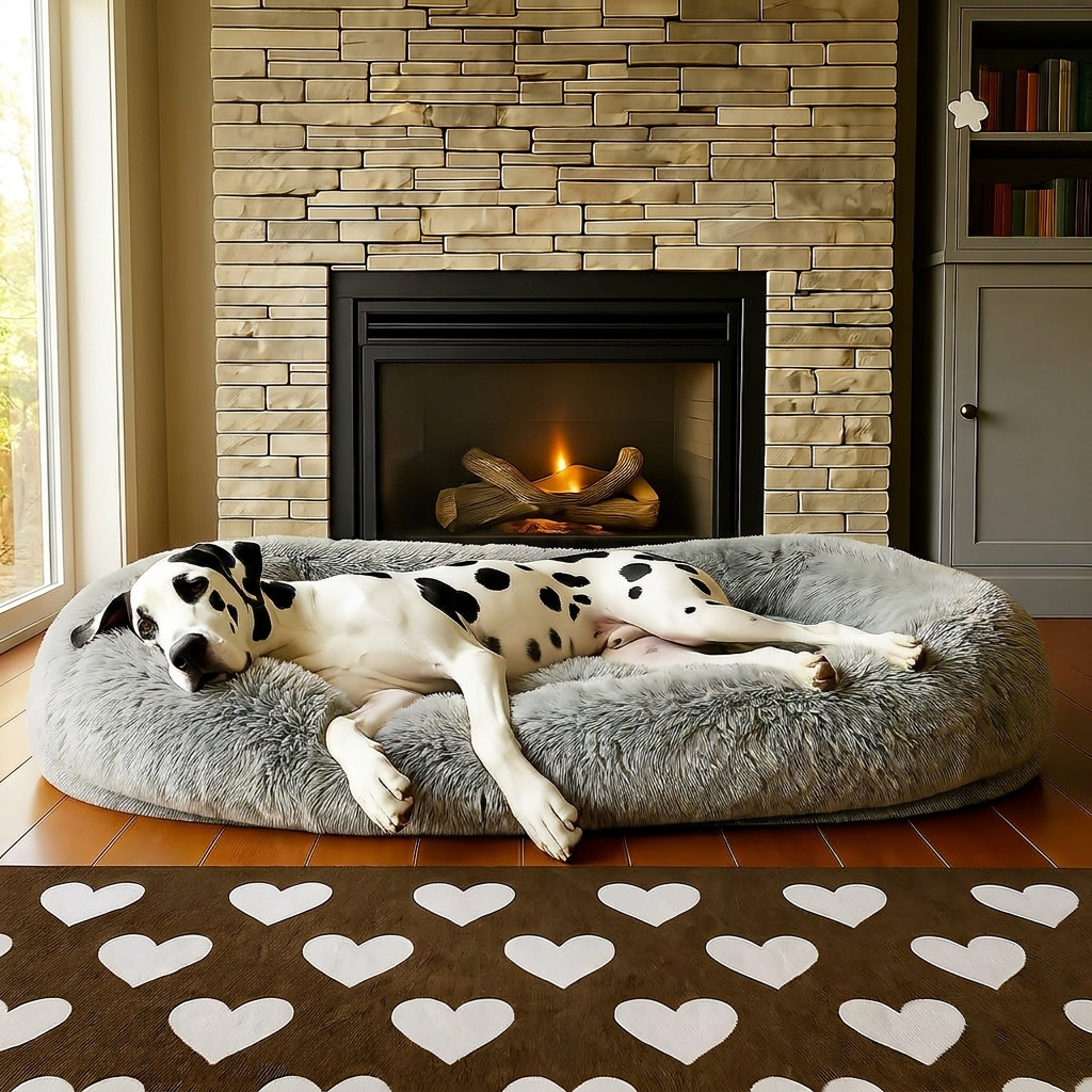 Large Dog Bed - lifestyle image, in use