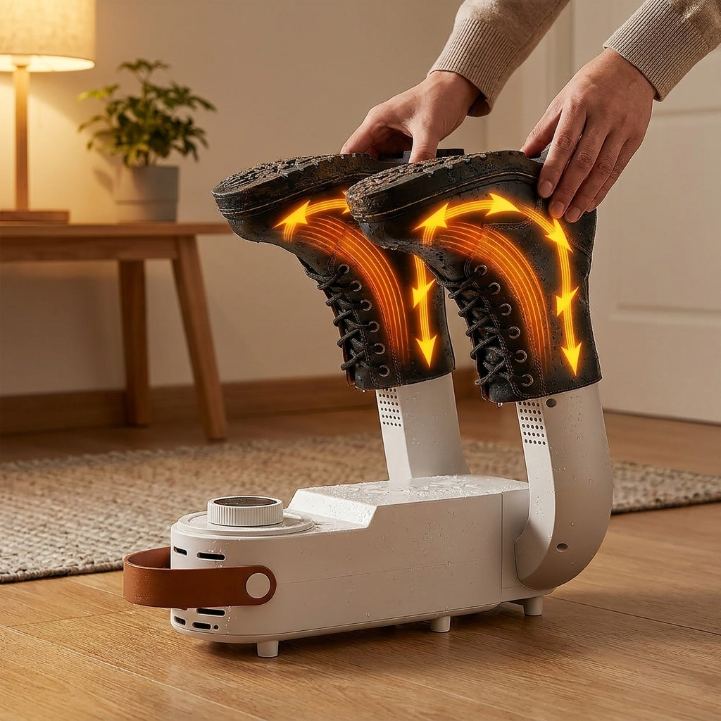 Shoe Dryer - lifestyle image, in use