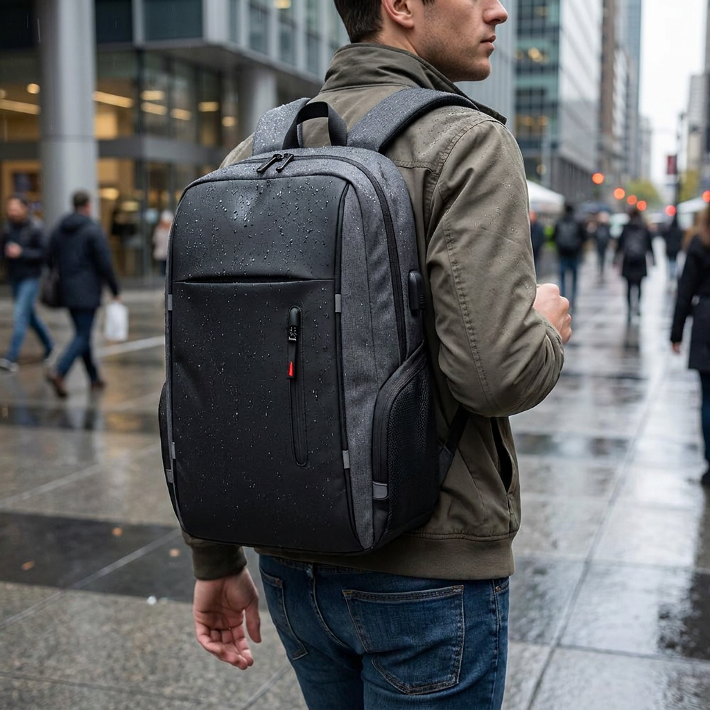 Laptop Backpack - lifestyle image, in use