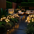 Solar Swaying Garden Lights - lifestyle